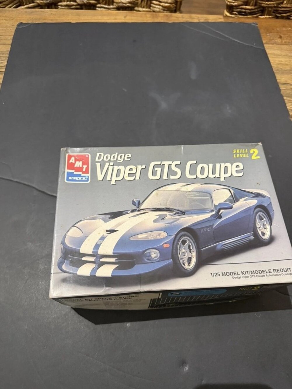 1994 AMT Dodge Viper GTS Coupe Skill 2 Model Kit